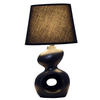 SKRIVBORDSLAMPA 20,5/36 cm   - svart, Lifestyle, textil/keramik (20,5/36cm)