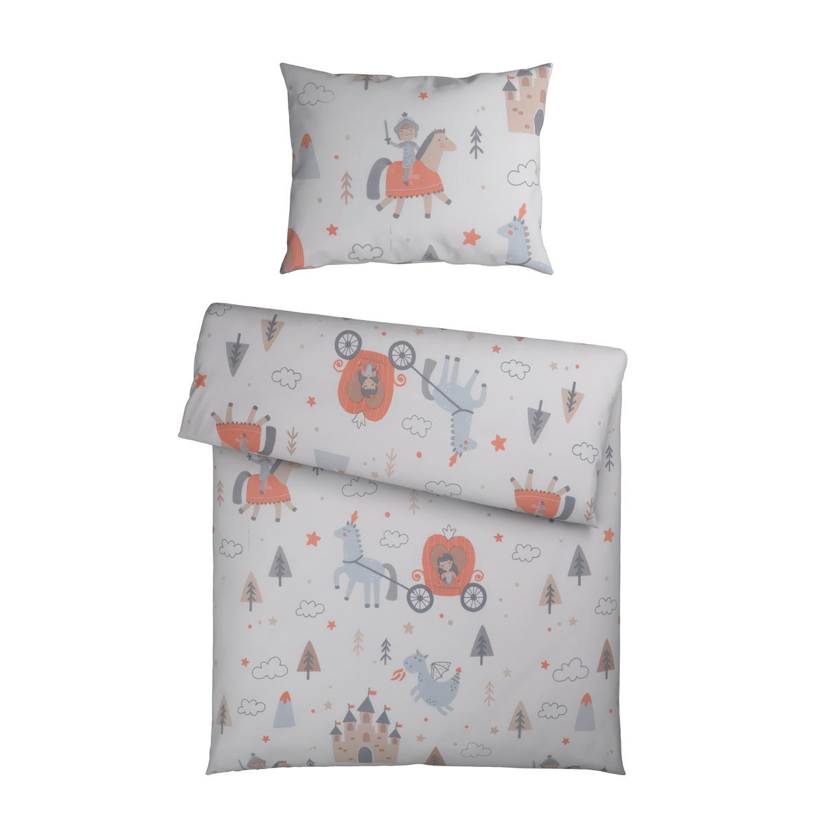 BABYBETTWÄSCHE Webstoff 100/135 cm  - Blau/Braun, Basics, Textil (100/135cm) - Avelia