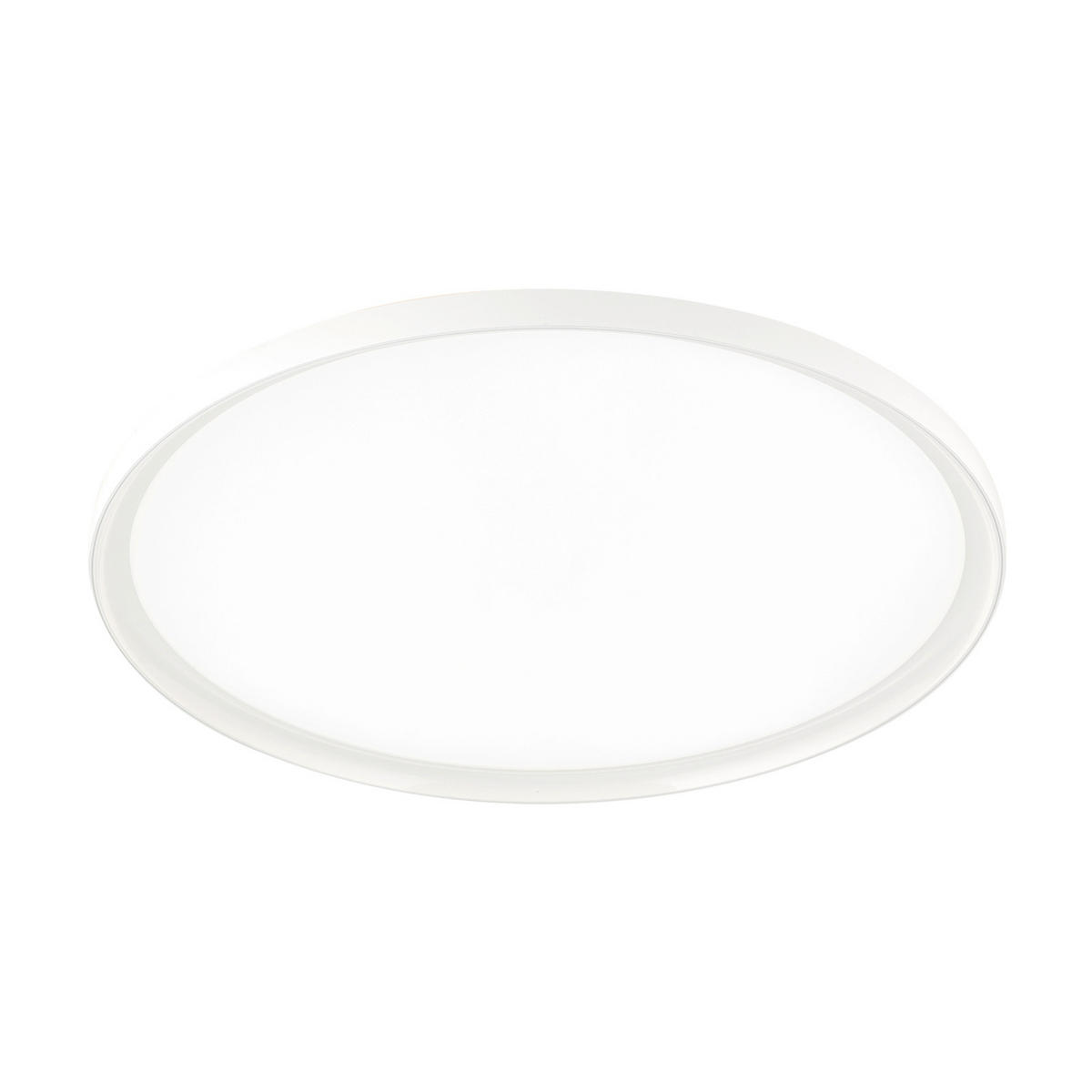 LED-DECKENLEUCHTE Gamma 60/6,0 cm   - Weiß, Basics, Kunststoff/Metall (60/6,0cm)
