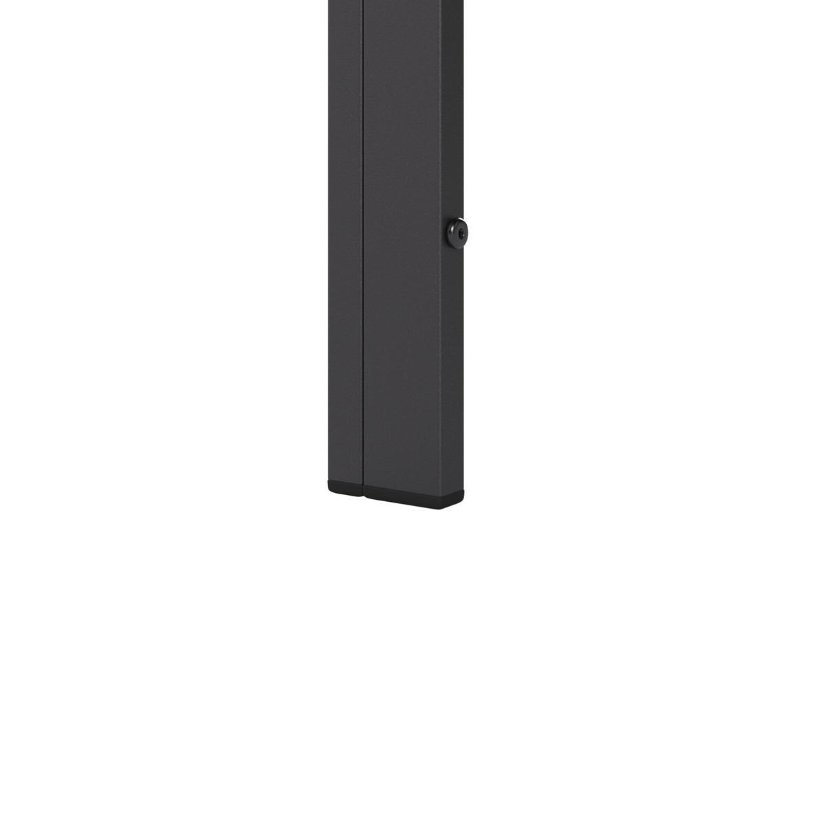 GARTENTISCH Metall, Kunststoff quadratisch  - Schwarz, MODERN, Kunststoff/Metall (75/74/75cm) - Ambia Garden