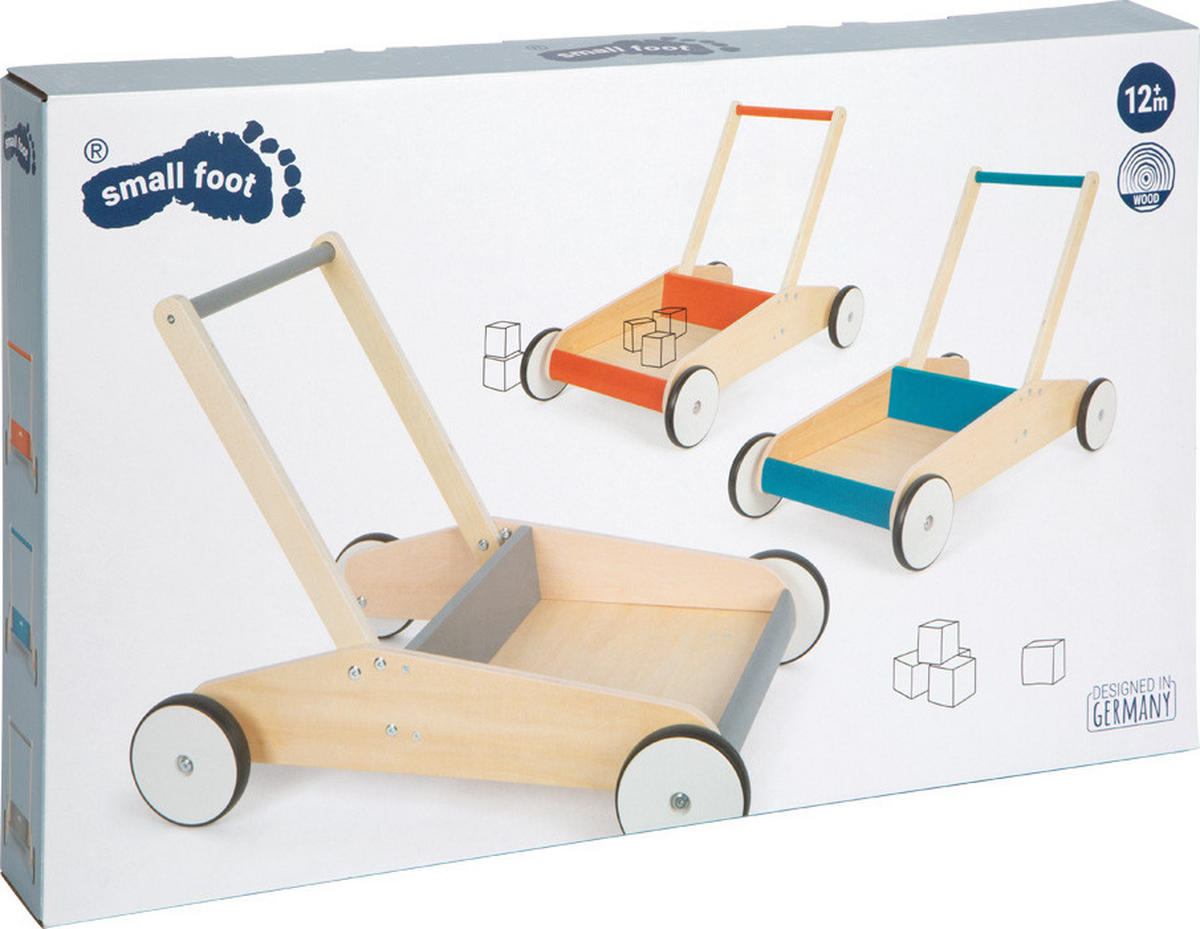 LAUFLERNWAGEN - Multicolor, Basics, Holz/Kunststoff (62/46/41cm) - small foot