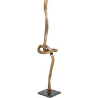 SKULPTUR - Messingfarben, Design, Metall (35/159/29cm) - Kare-Design