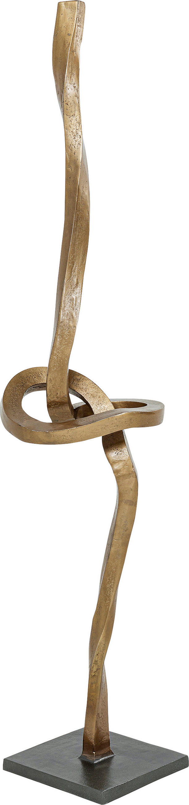SKULPTUR - Messingfarben, Design, Metall (35/159/29cm) - Kare-Design