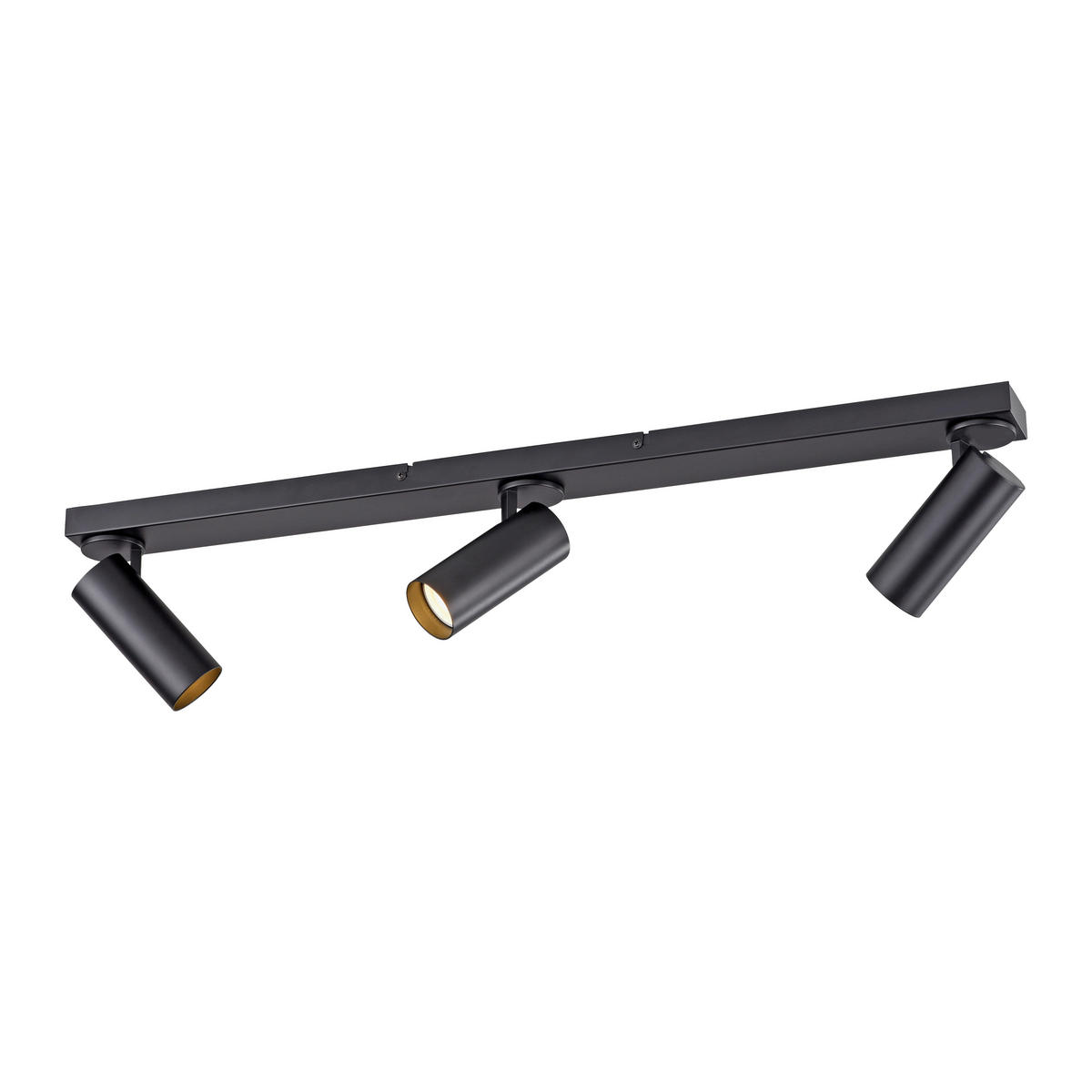 LED-DECKENLEUCHTE Rik 99/25/16,5 cm   - Schwarz, KONVENTIONELL, Kunststoff/Metall (99/25/16,5cm) - Schöner Wohnen