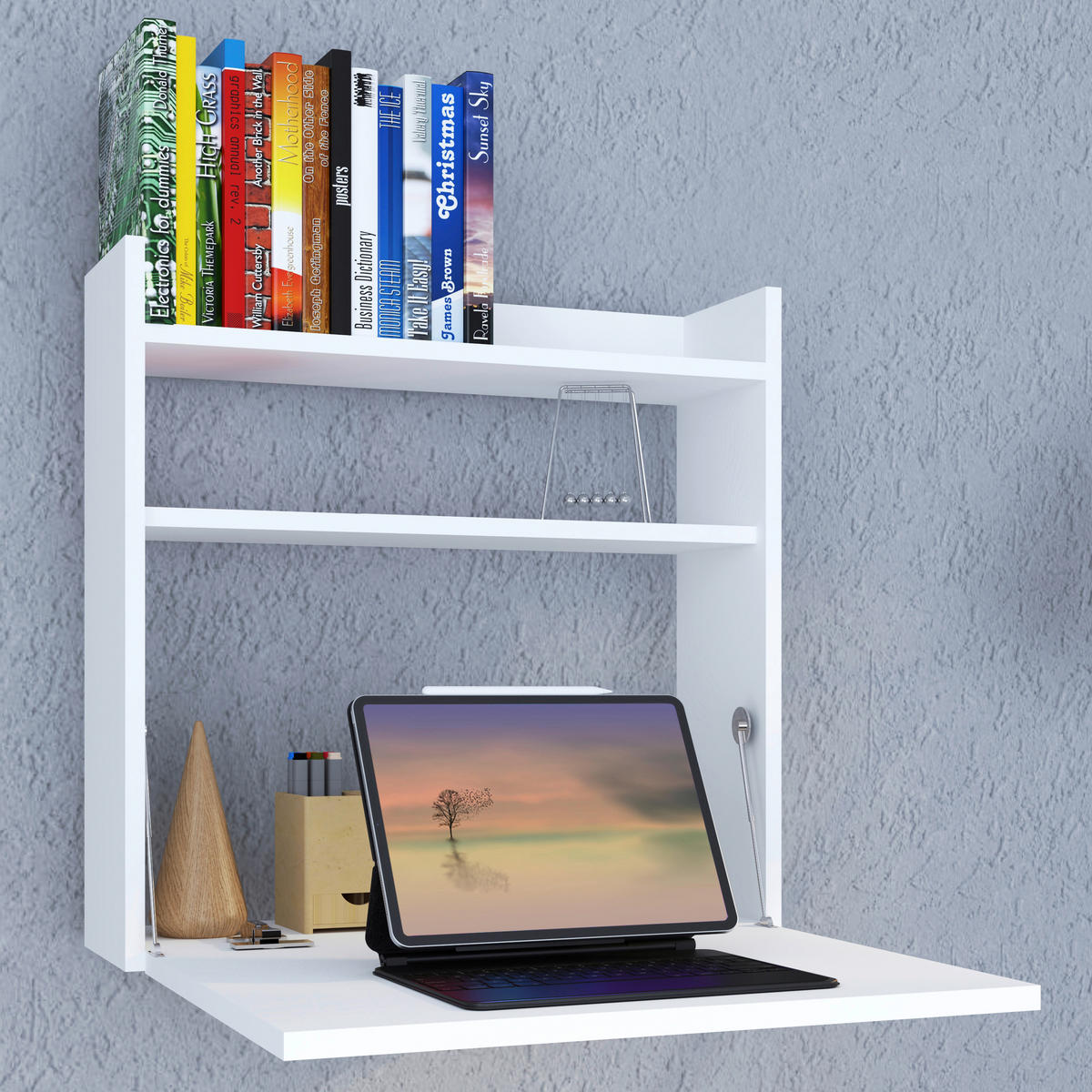 SCHREIBTISCH 60/20/60 cm  in Weiß  - Weiß, Basics, Holzwerkstoff (60/20/60cm) - MID.YOU