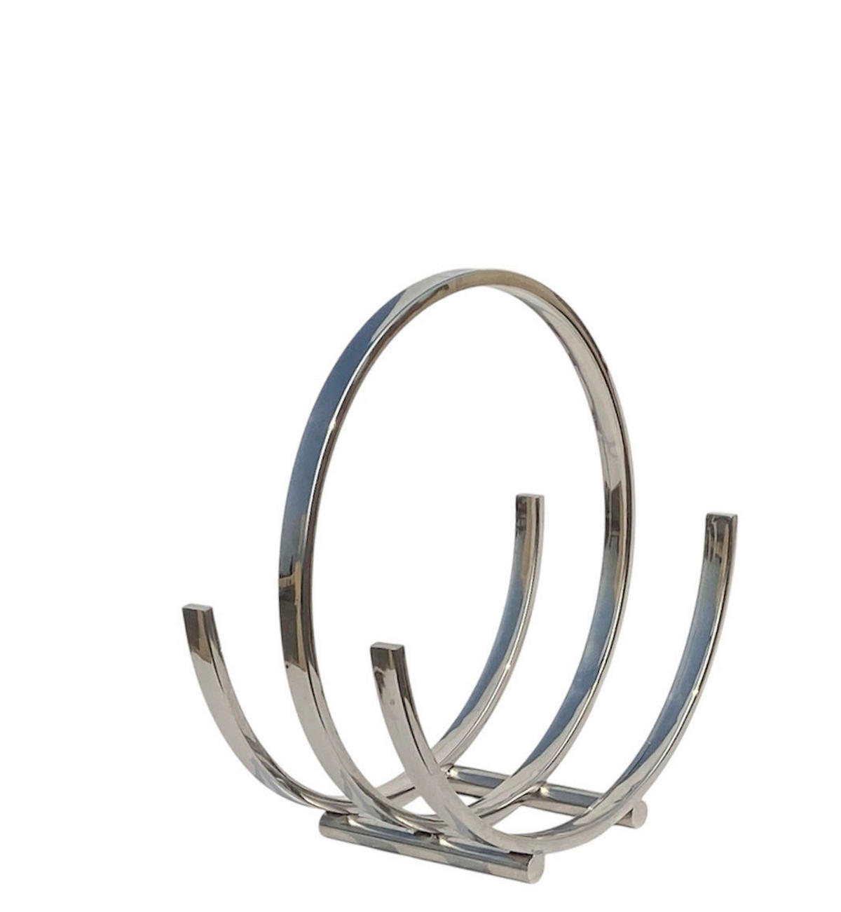 KAMINHOLZREGAL  23/47 cm  Metall  - Silberfarben, Design, Metall (23/47cm) - Ambia Home