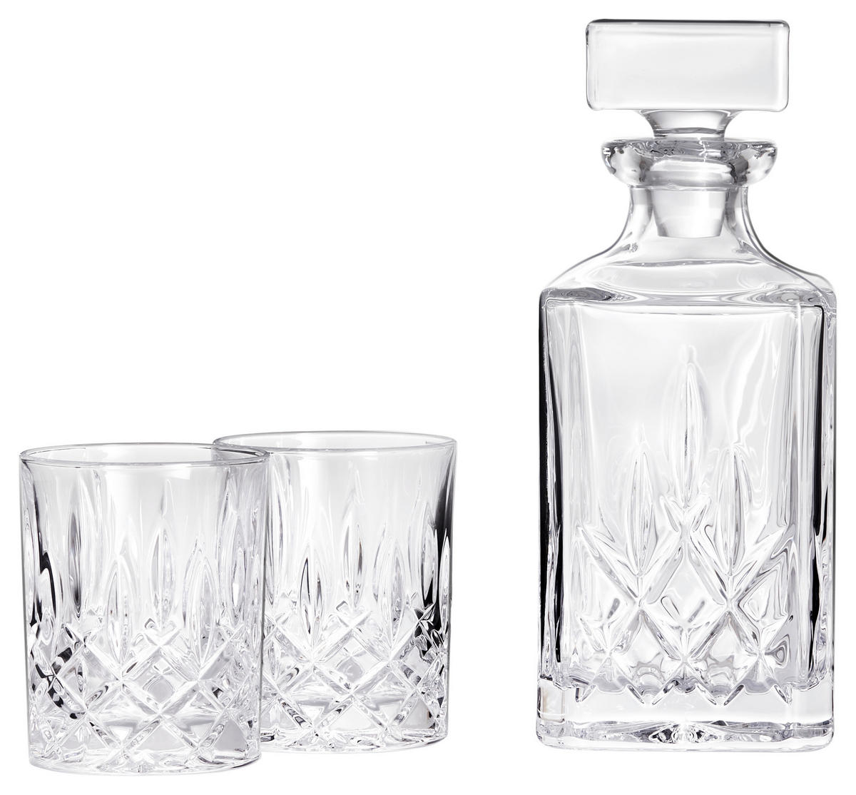 SET ČAŠA ZA VISKI  3-dijelni   NOBLESSE  - prozirno, Lifestyle, staklo - Nachtmann