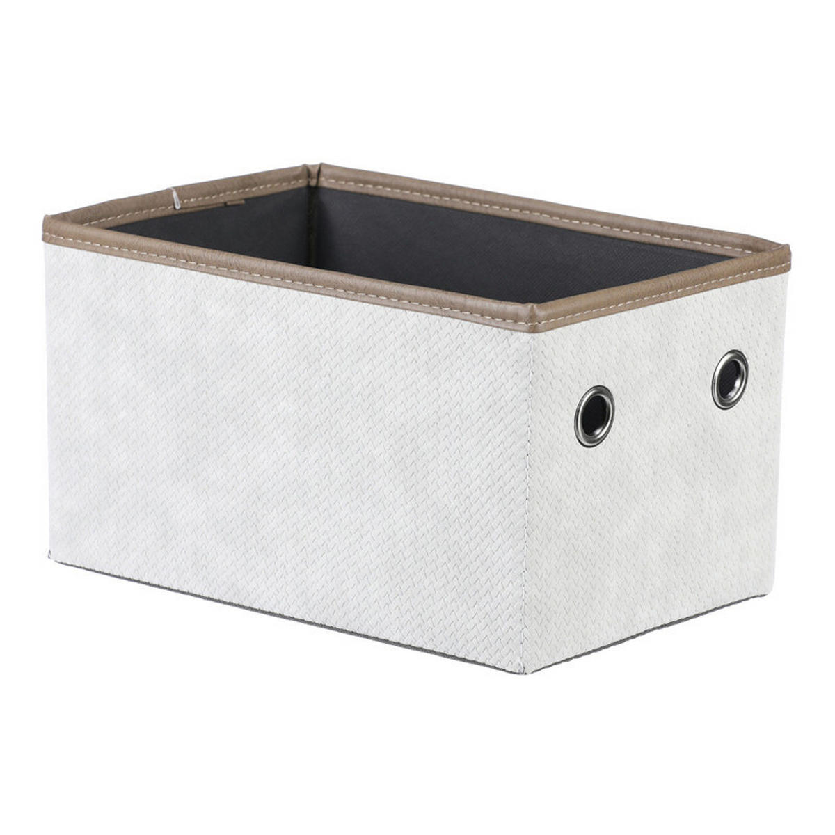 KOŠÍK béžová - béžová, Konventionell, textil (29/16/19cm)