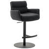 BARHOCKER in Metall, Textil Anthrazit  - Anthrazit/Schwarz, Design, Textil/Metall (54/84/52cm) - Dieter Knoll