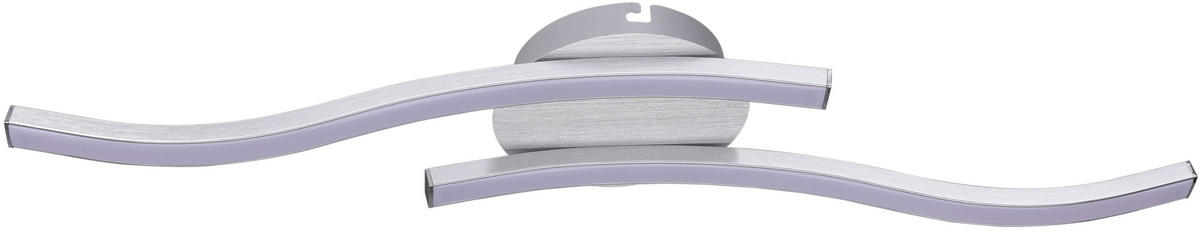 LED SVJETILJKA STROPNA  - srebrne boje, Basics, metal/plastika (55,5/12/7cm) - Novel