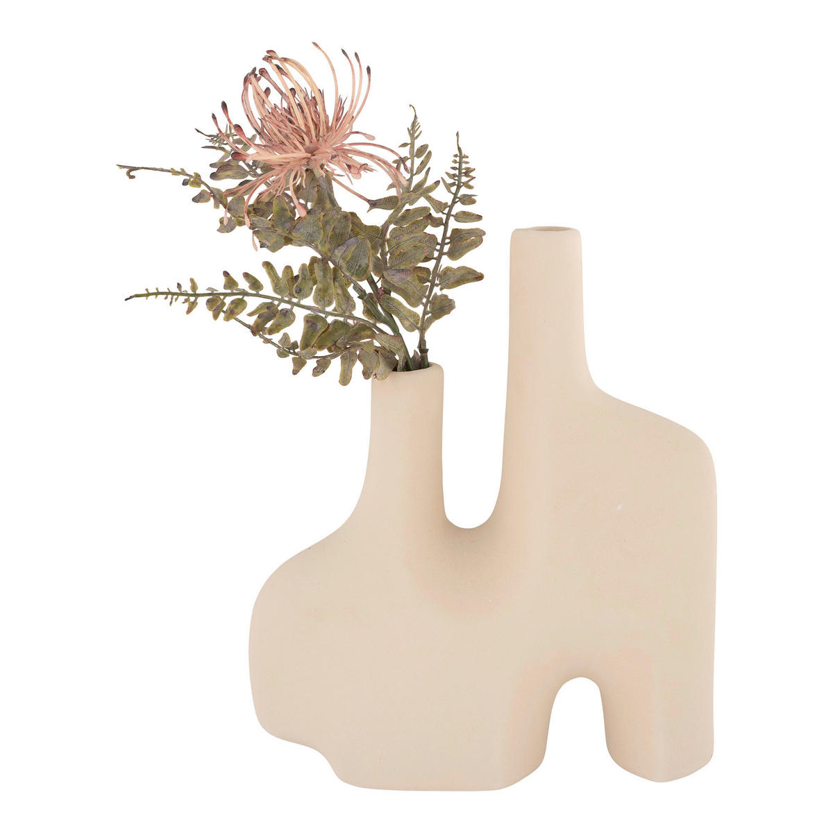 VASE  - Sandfarben, Basics, Keramik (23,5/27/8cm)