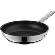 PFANNE 24 cm PTFE-Antihaftbeschichtung - Edelstahlfarben, Basics, Metall (24cm) - WMF