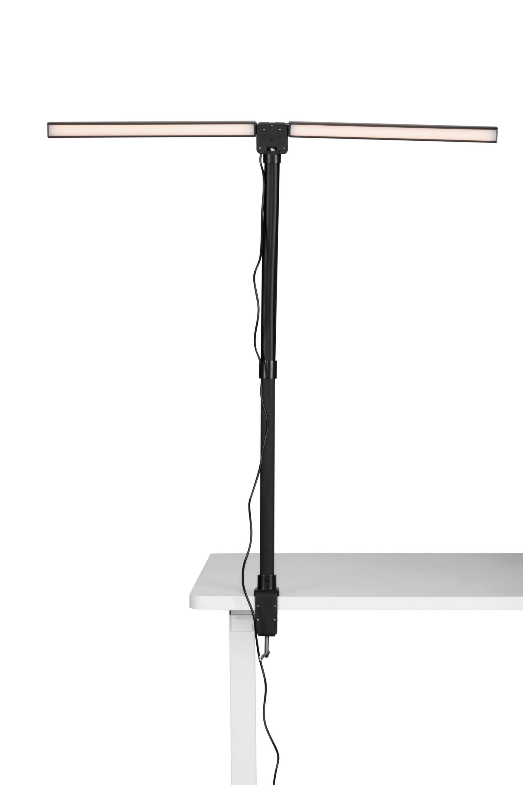 LAMPĂ LED CU CLEMĂ - negru, Basics, plastic/metal (80/35/71,5cm) - Novel