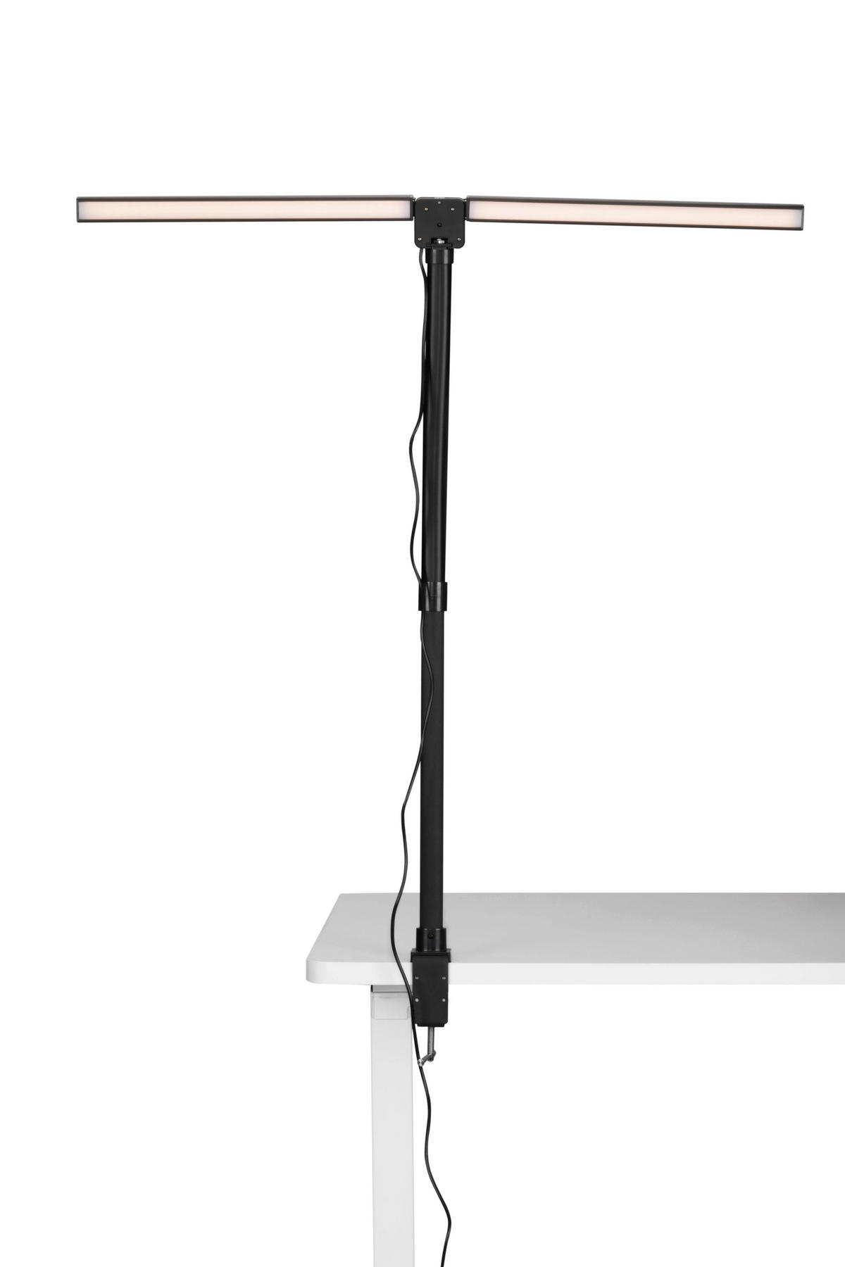 LED CSIPTETŐS LÁMPA - fekete, Basics, műanyag/fém (80/35/71,5cm) - Novel