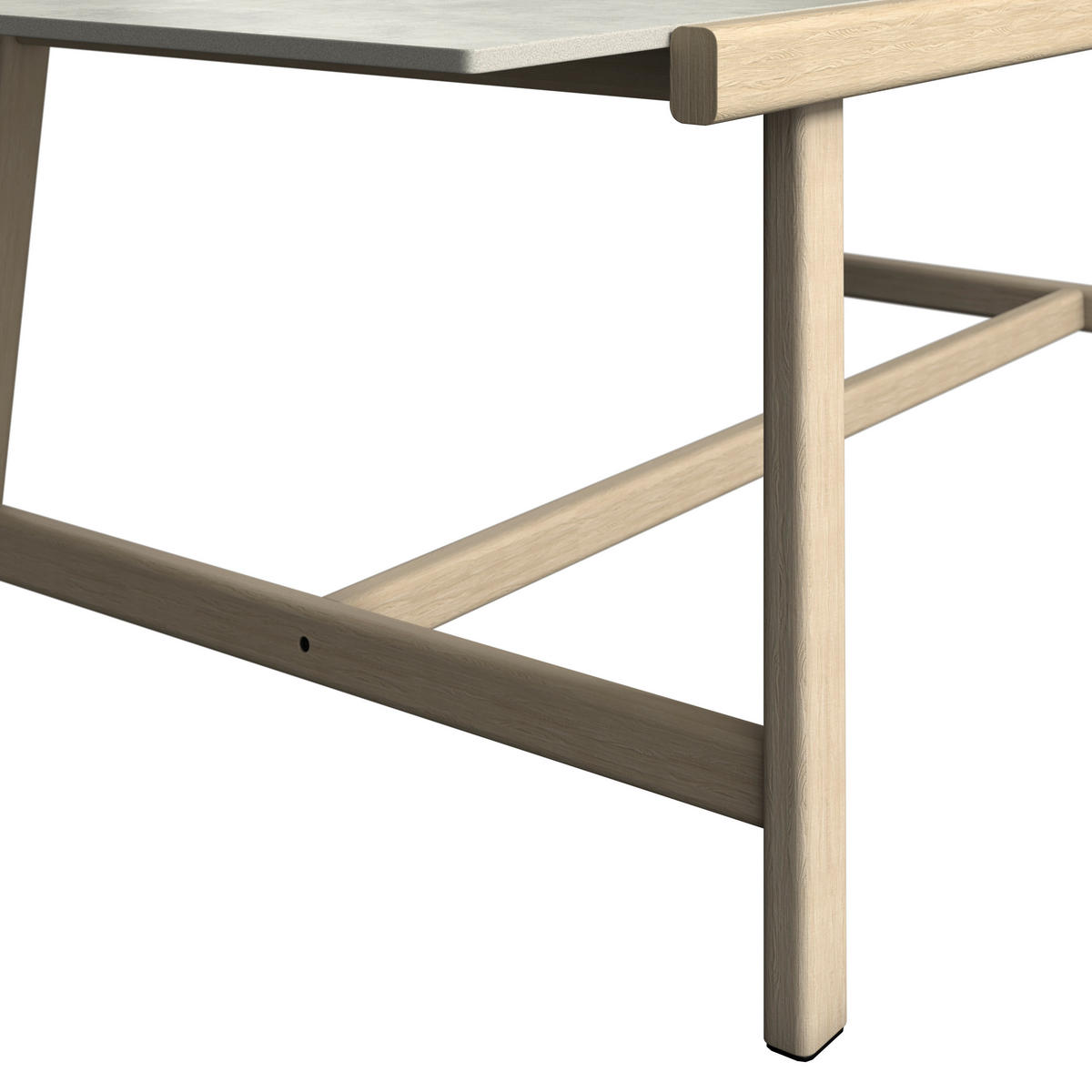 GARTENTISCH 240/102/74 cm Holz, Kunststoff rechteckig  - Hellgrau/Naturfarben, ROMANTIK / LANDHAUS, Holz/Kunststoff (240/102/74cm) - Dieter Knoll