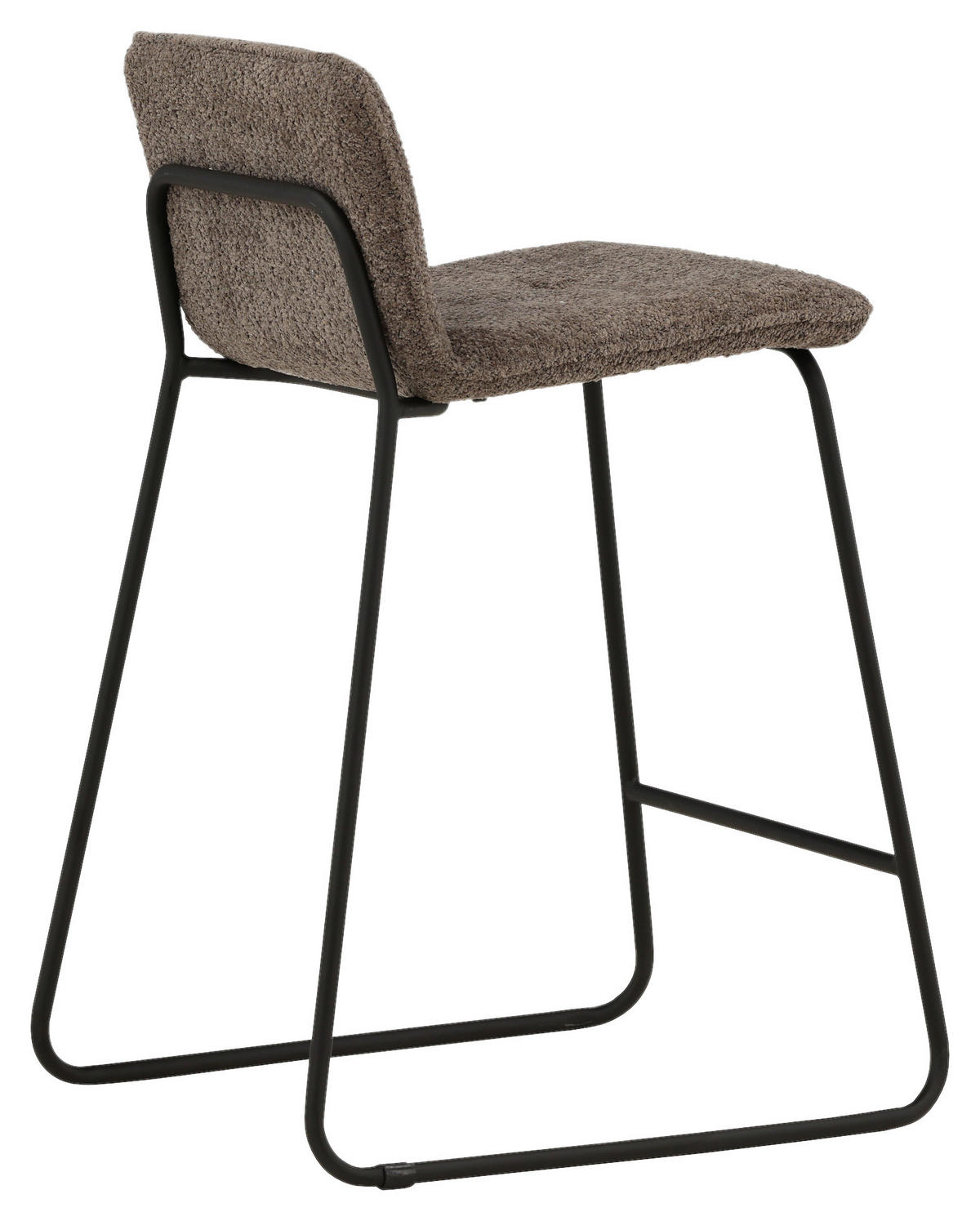 BARHOCKER-SET Schwarz, Dunkelgrau Stahl  - Dunkelgrau/Schwarz, Design, Kunststoff/Textil (41/84/50cm) - Livetastic