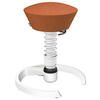 BÜROHOCKER 55/45,66/55 cm  - Rot/Orange, Basics, Textil/Metall (55/45,66/55cm) - Aeris