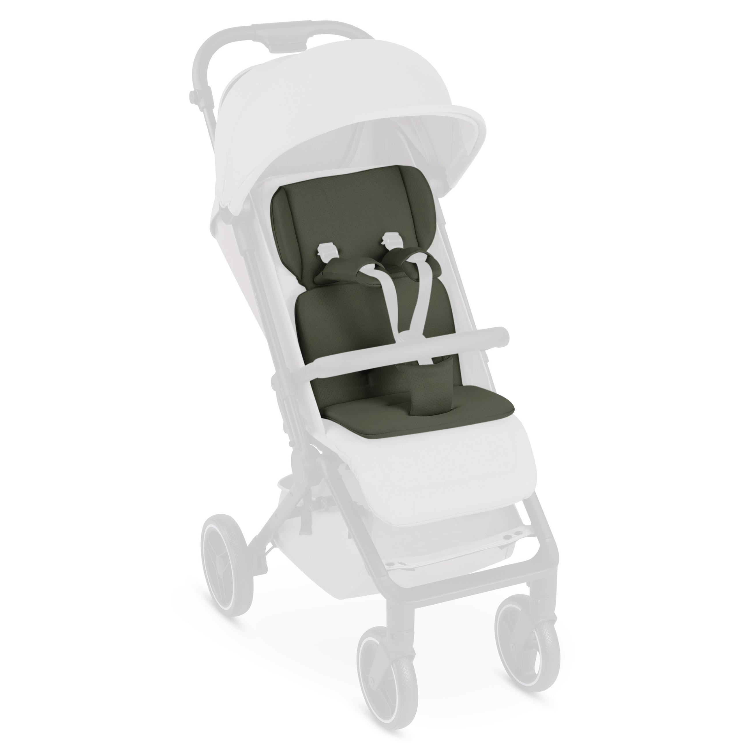 KINDERWAGENEINLAGE - Olivgrün, Basics, Textil (31,5/27/6,5cm) - ABC Design