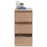 KOMMODE 40/79/48 cm - Alufarben/Sonoma Eiche, Design, Holzwerkstoff/Kunststoff (40/79/48cm) - Carryhome KOMMODE 40/79/48 cm - Alufarben/Sonoma Eiche, Design, Holzwerkstoff/Kunststoff (40/79/48cm) - Carryhome