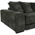 ECKSOFA in Flachgewebe Anthrazit  - Anthrazit/Schwarz, KONVENTIONELL, Holz/Textil (280/190cm) - Carryhome