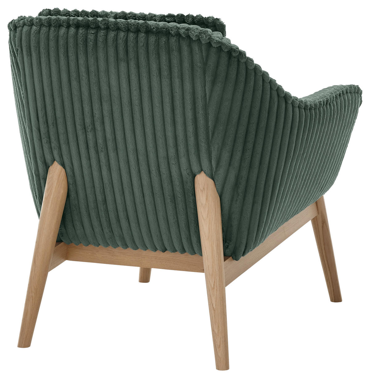 SESSEL Cord Olivgrün    - Naturfarben/Olivgrün, KONVENTIONELL, Holz/Textil (77/90/85cm) - SetOne by Musterring