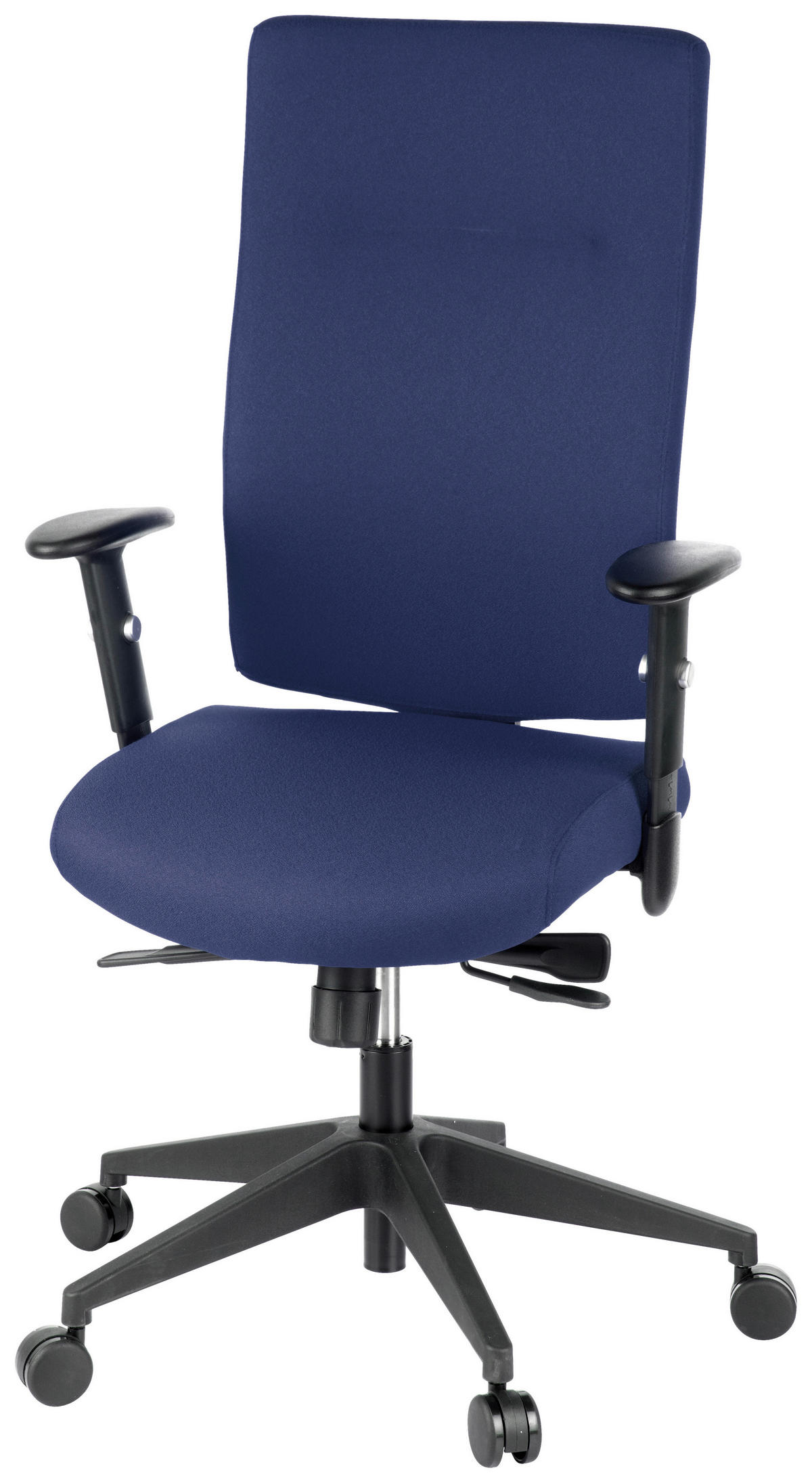 DREHSTUHL  in Flachgewebe Dunkelblau  - Dunkelblau, MODERN, Kunststoff/Textil (57/125/53cm) - MID.YOU