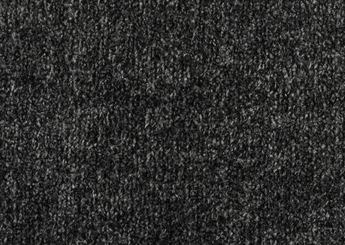 SESSEL Chenille, Mikrofaser Anthrazit  - Anthrazit/Schwarz, Design, Textil/Metall (68/78/76cm) - Johann Jakob