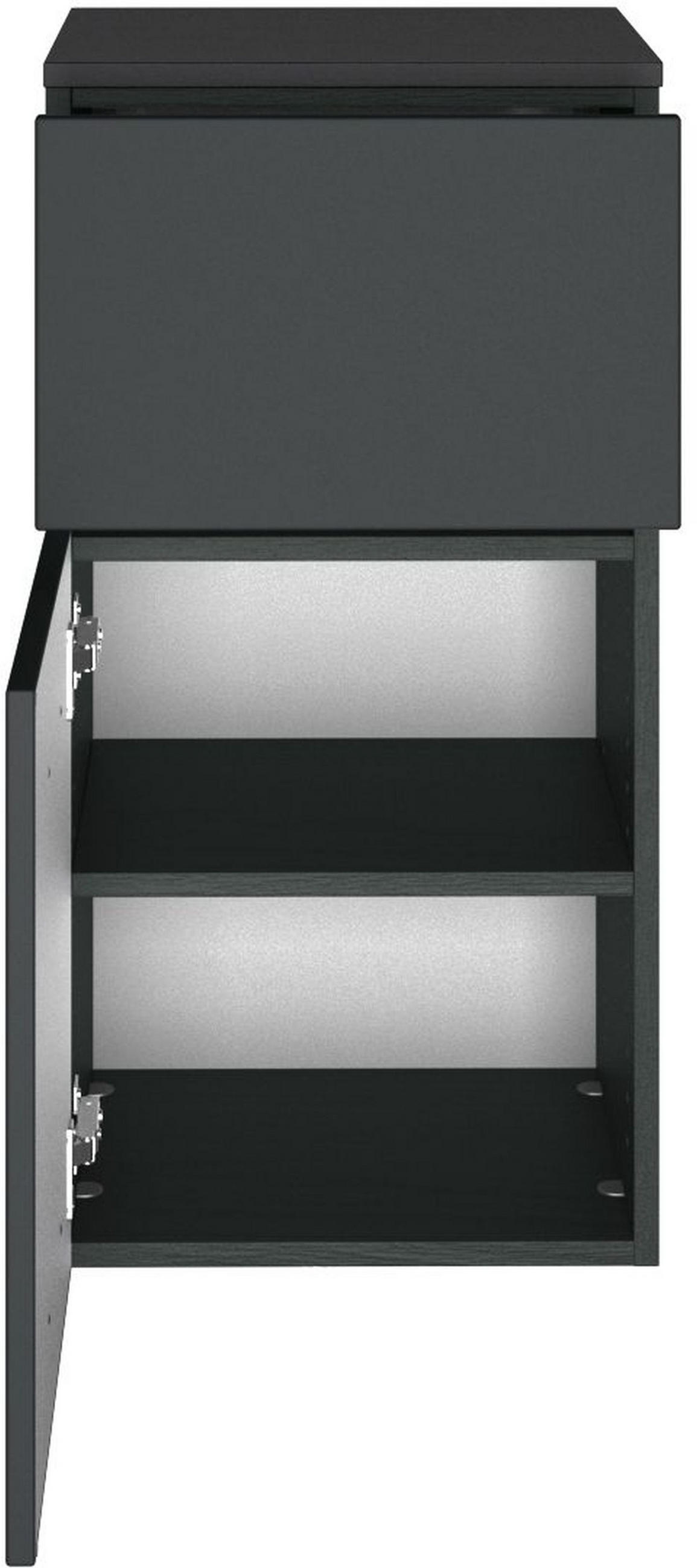 UNTERSCHRANK 40/79/35 cm   - Silberfarben/Grau, Design, Holzwerkstoff/Kunststoff (40/79/35cm) - Held