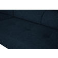 ECKSOFA in Chenille Dunkelblau  205/280 cm  - Schwarz/Dunkelblau, Design, Textil/Metall (205/280cm) - Xora