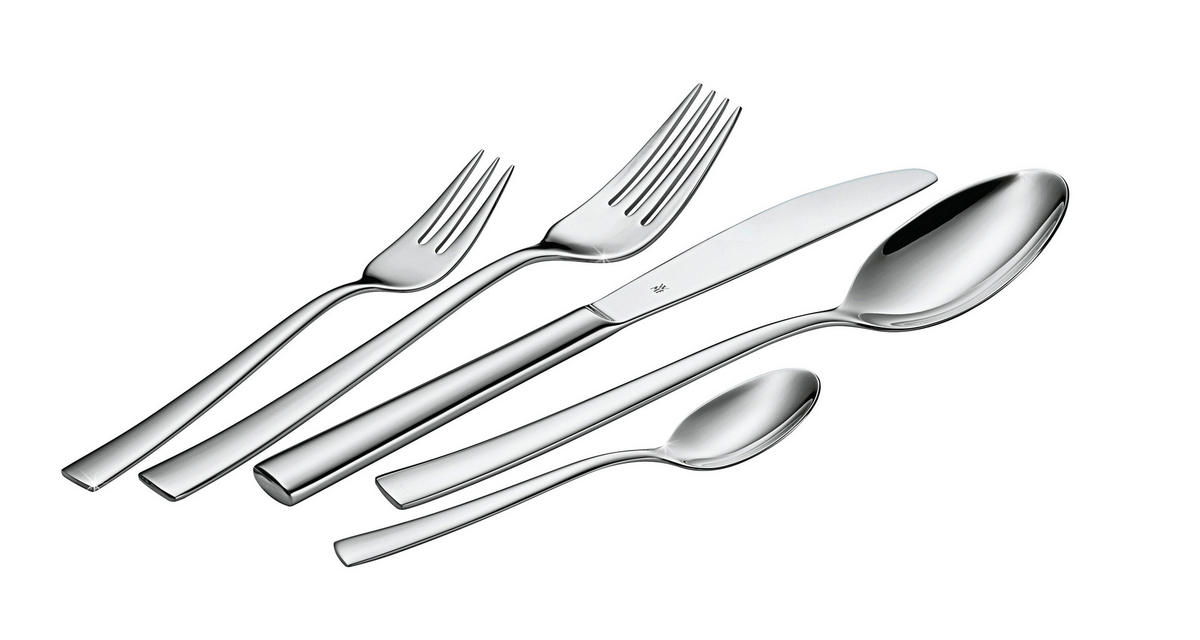 BESTECKSET Philadelphia 60-teilig Edelstahl  - Edelstahlfarben, Basics, Metall - WMF