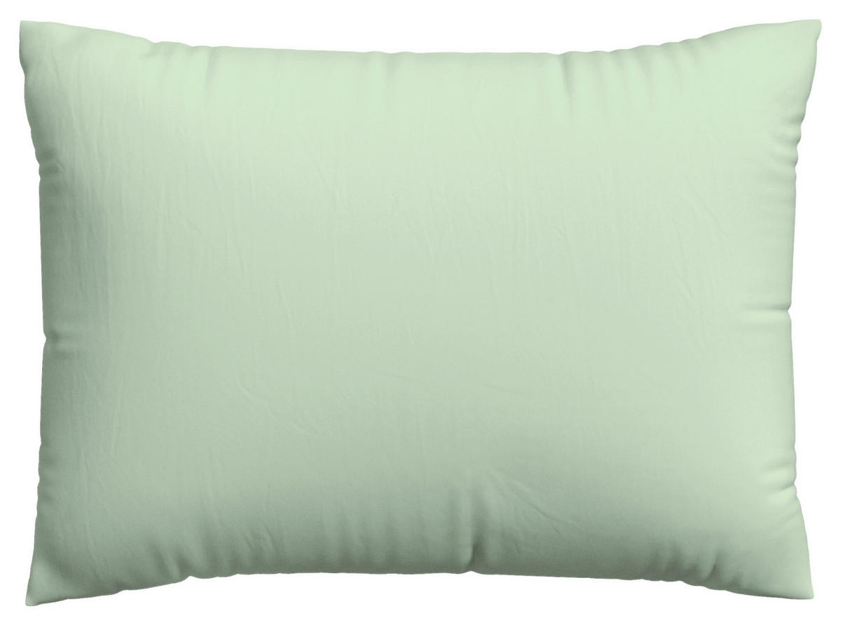 KOPFPOLSTERBEZUG EASY JERSEY 70/90 cm  - Hellgrün, Basics, Textil (70/90cm) - Schlafgut