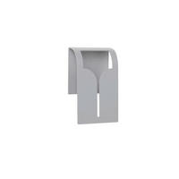 KUKICA ZA RUČNIK  svijetlo siva  metal  BOGO  - svijetlo siva, Basics, metal (5/3/8cm) - Blomus