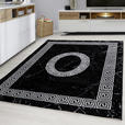 WEBTEPPICH 160/230 cm Plus Black Schwarz, Weiß  - Schwarz/Weiß, Design, Textil (160/230cm) - Novel
