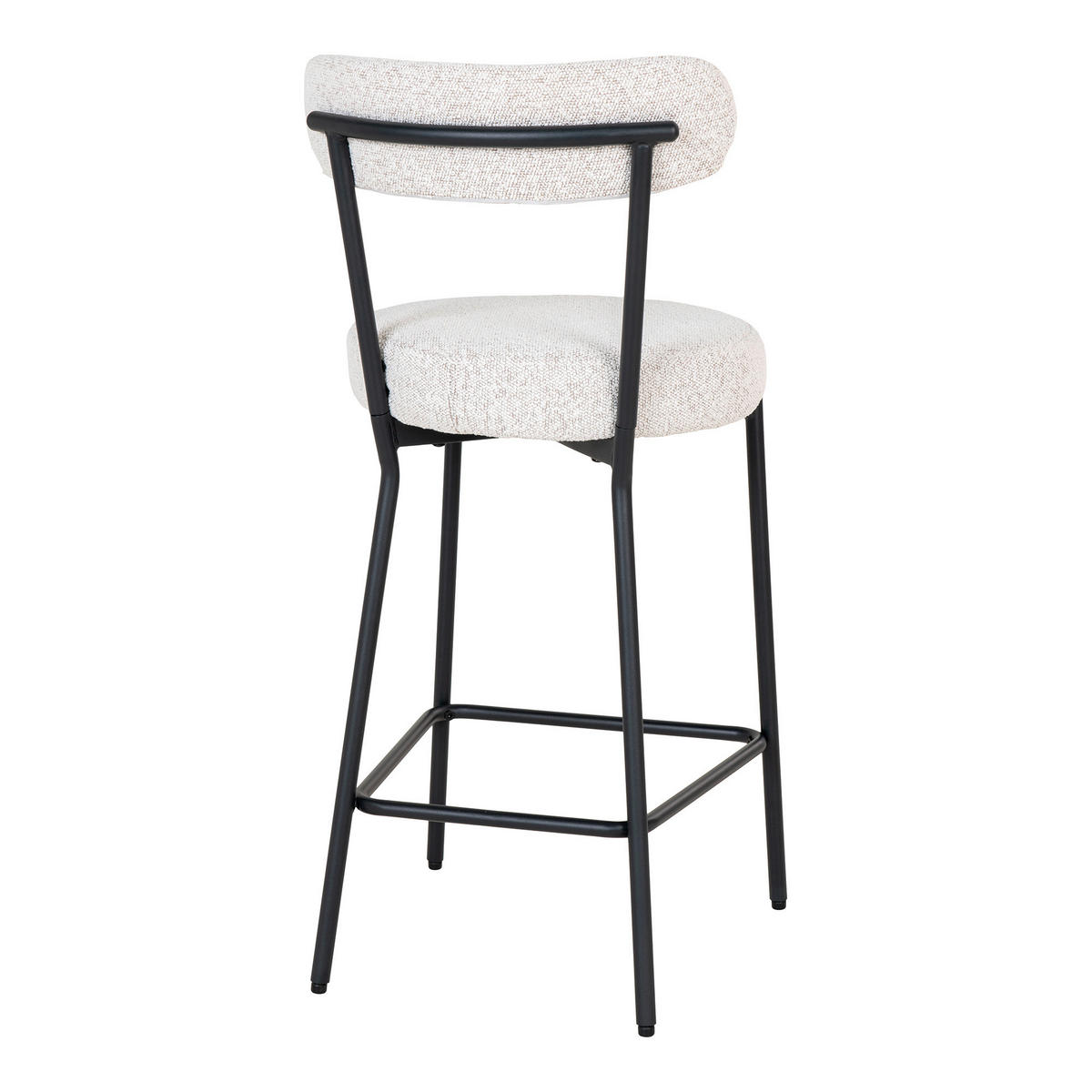 BARPALL i vit  - vit/svart, Modern, metall/textil (39/90/46cm) - MID.YOU
