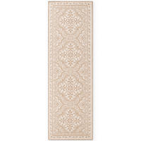 LÄUFER 80/250 cm Duet  - Sandfarben/Weiß, Design, Kunststoff (80/250cm) - Hanse Home