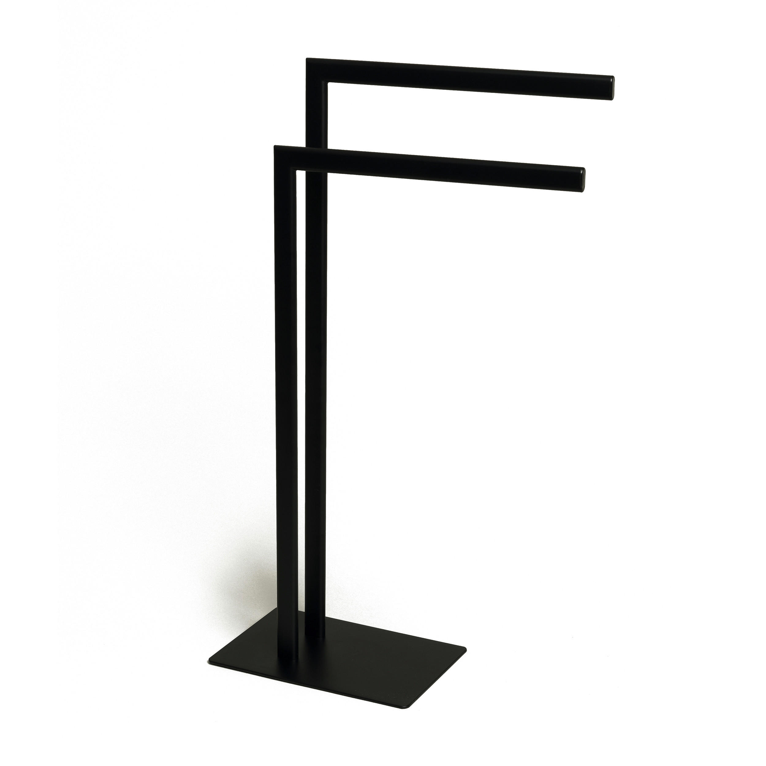 HANDTUCHHALTER Schwarz  - Schwarz, Basics (30/20/82cm) - Moeve