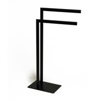 HANDTUCHHALTER Schwarz  - Schwarz, Basics (30/20/82cm) - Moeve