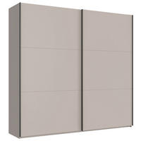 SCHWEBETÜRENSCHRANK  in Sahara  - Schwarz/Sahara, MODERN, Holzwerkstoff/Metall (200/216/65cm) - MID.YOU