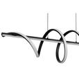 LED-HÄNGELEUCHTE 101/25/150 cm  - Schwarz, Design, Kunststoff/Metall (101/25/150cm) - Novel