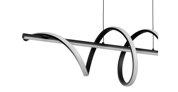 LED-HÄNGELEUCHTE 101/25/150 cm  - Schwarz, Design, Kunststoff/Metall (101/25/150cm) - Novel