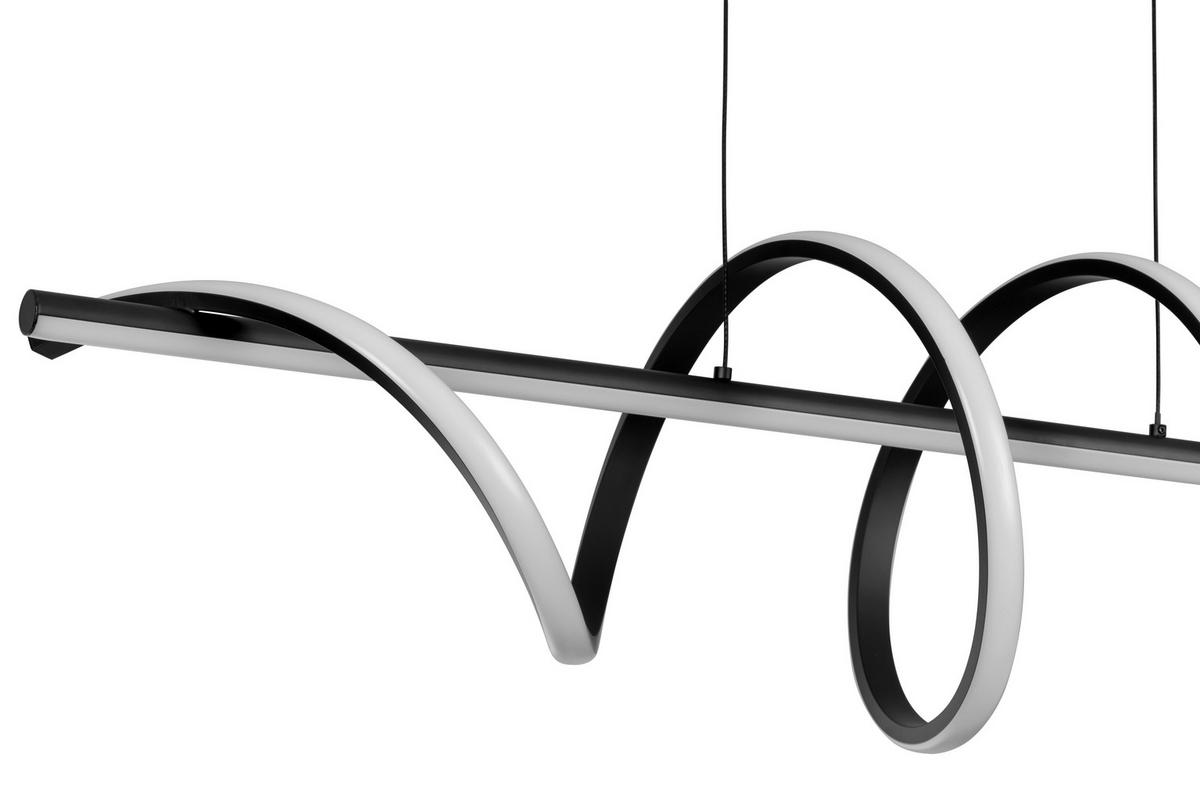 LED-HÄNGELEUCHTE 101/25/150 cm  - Schwarz, Design, Kunststoff/Metall (101/25/150cm) - Novel