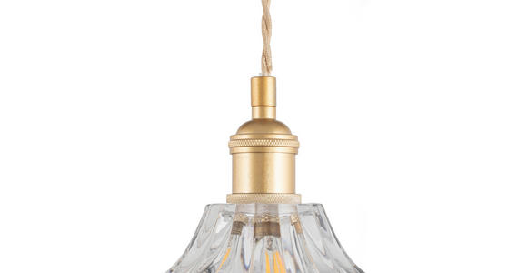 HÄNGELEUCHTE 25/120 cm  - Klar, Trend, Glas/Metall (25/120cm) - Novel