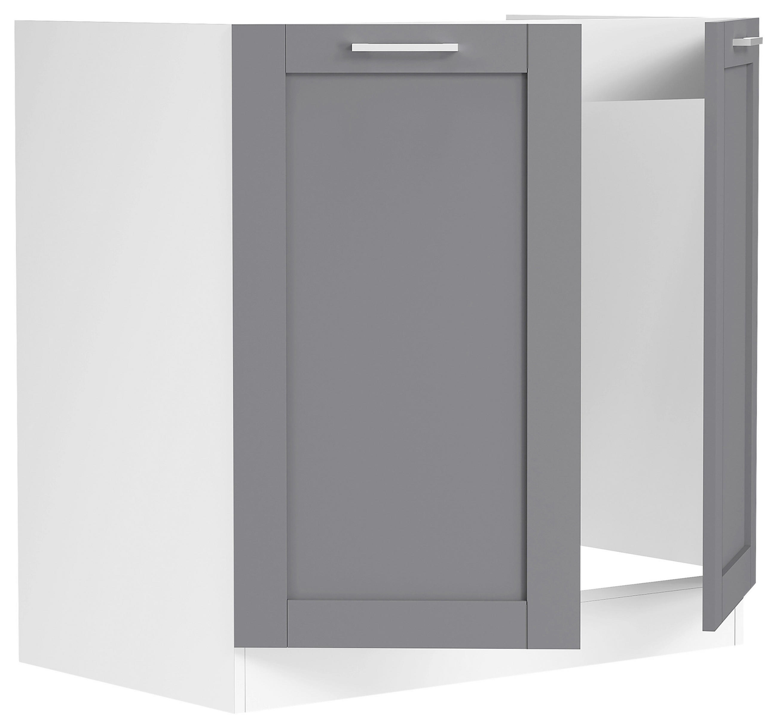 SPÜLENUNTERSCHRANK 80/82/46 cm  in Anthrazit, Weiss  - Weiss/Anthrazit, Trend, Holzwerkstoff/Kunststoff (80/82/46cm) - MID.YOU