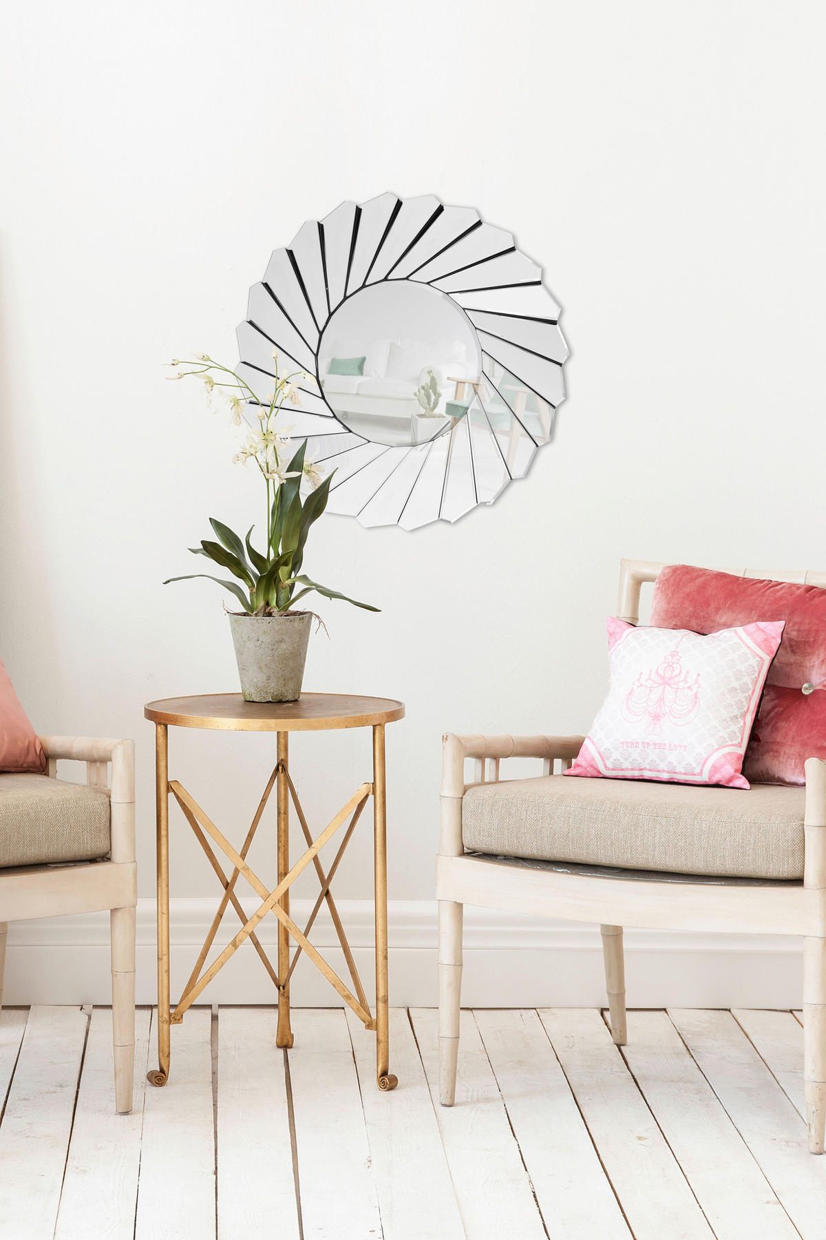 NÁSTĚNNÉ ZRCADLO 80/80/3,4 cm  - barvy stříbra, Basics, sklo (80/80/3,4cm) - MID.YOU