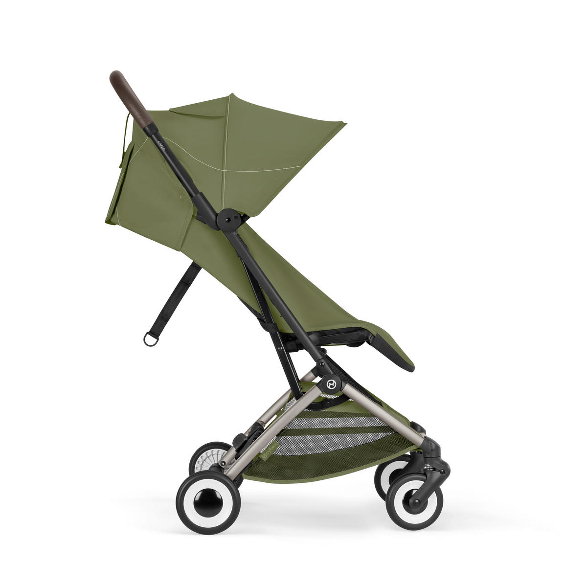 BUGGY ORFEO TPE  - Taupe/Dunkelgrün, Basics, Kunststoff/Textil (77/52cm) - cybex GOLD