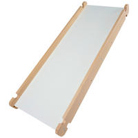 KINDERRUTSCHE - Buchefarben/Weiß, Trend, Holz (110/40/10cm) - Jimmylee