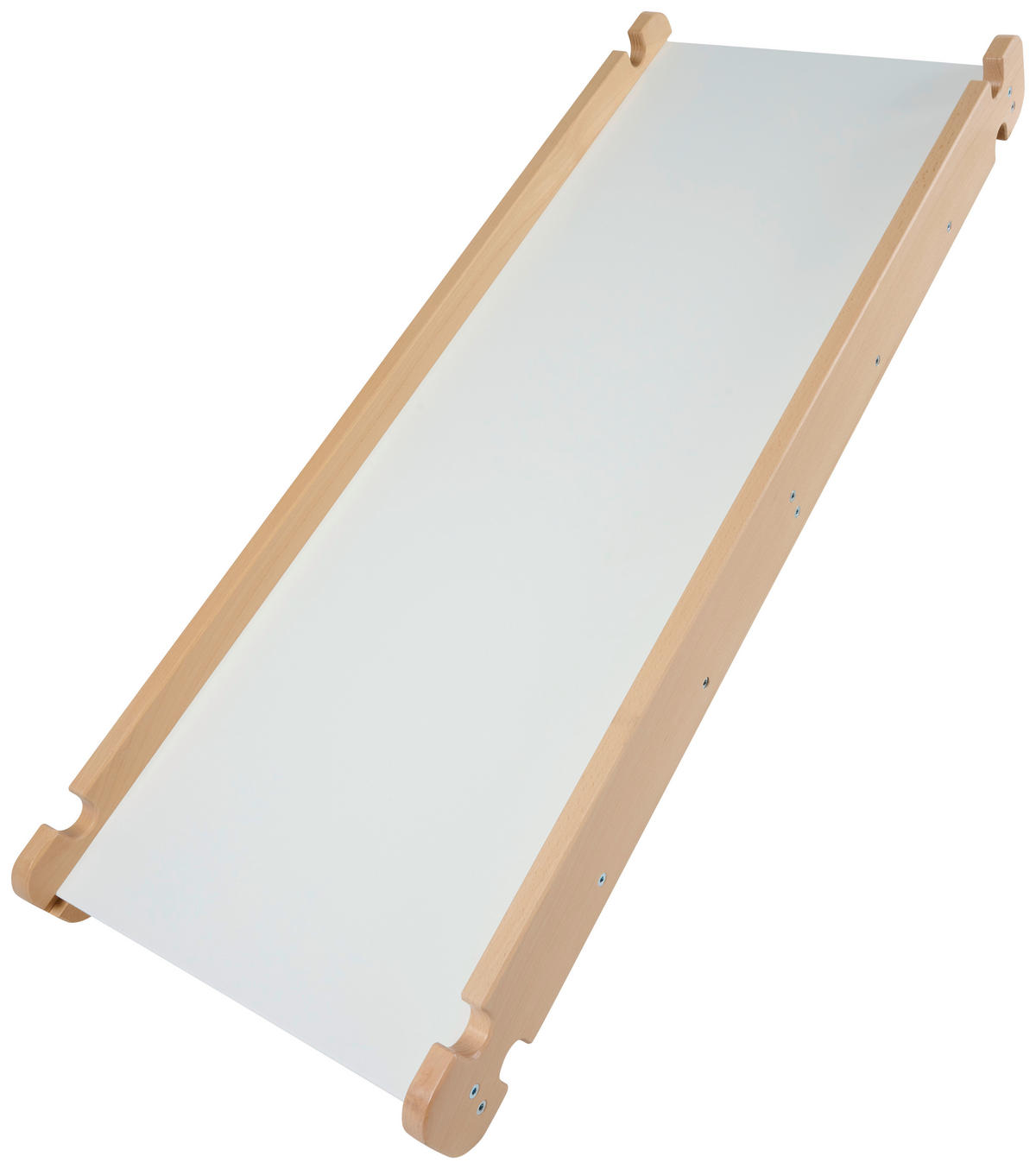 KINDERRUTSCHE - Buchefarben/Weiß, Trend, Holz (110/40/10cm) - Jimmylee