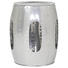 BEISTELLTISCH rund Anthrazit, Silberfarben - Anthrazit/Silberfarben, Design, Metall (41/33/51/46cm) - Carryhome