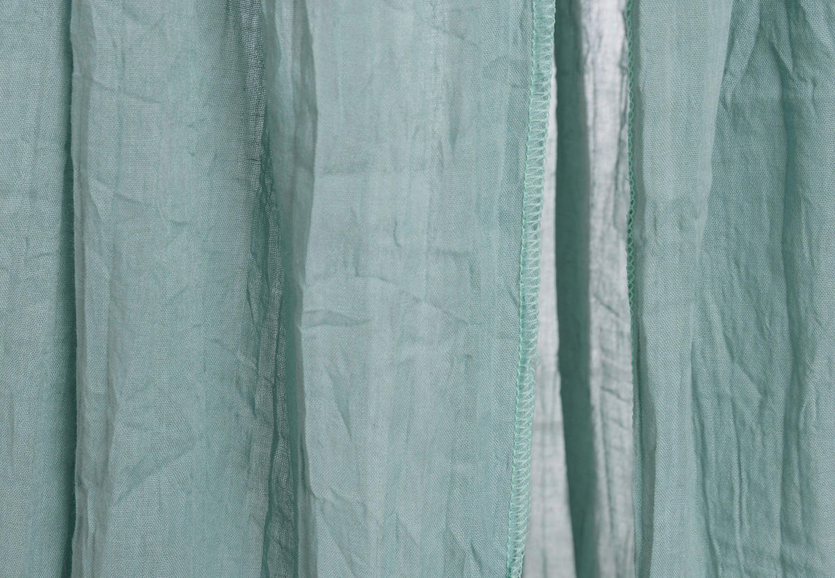 BALDAHIN  Basic   280/155 cm       obarvano  žajbljevo zelena  - žajbljevo zelena, Basics, tekstil (280/155cm) - JOLLEIN
