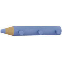 HAKENLEISTE  in Blau  - Blau, Design, Holzwerkstoff (37/5/6cm) - MID.YOU